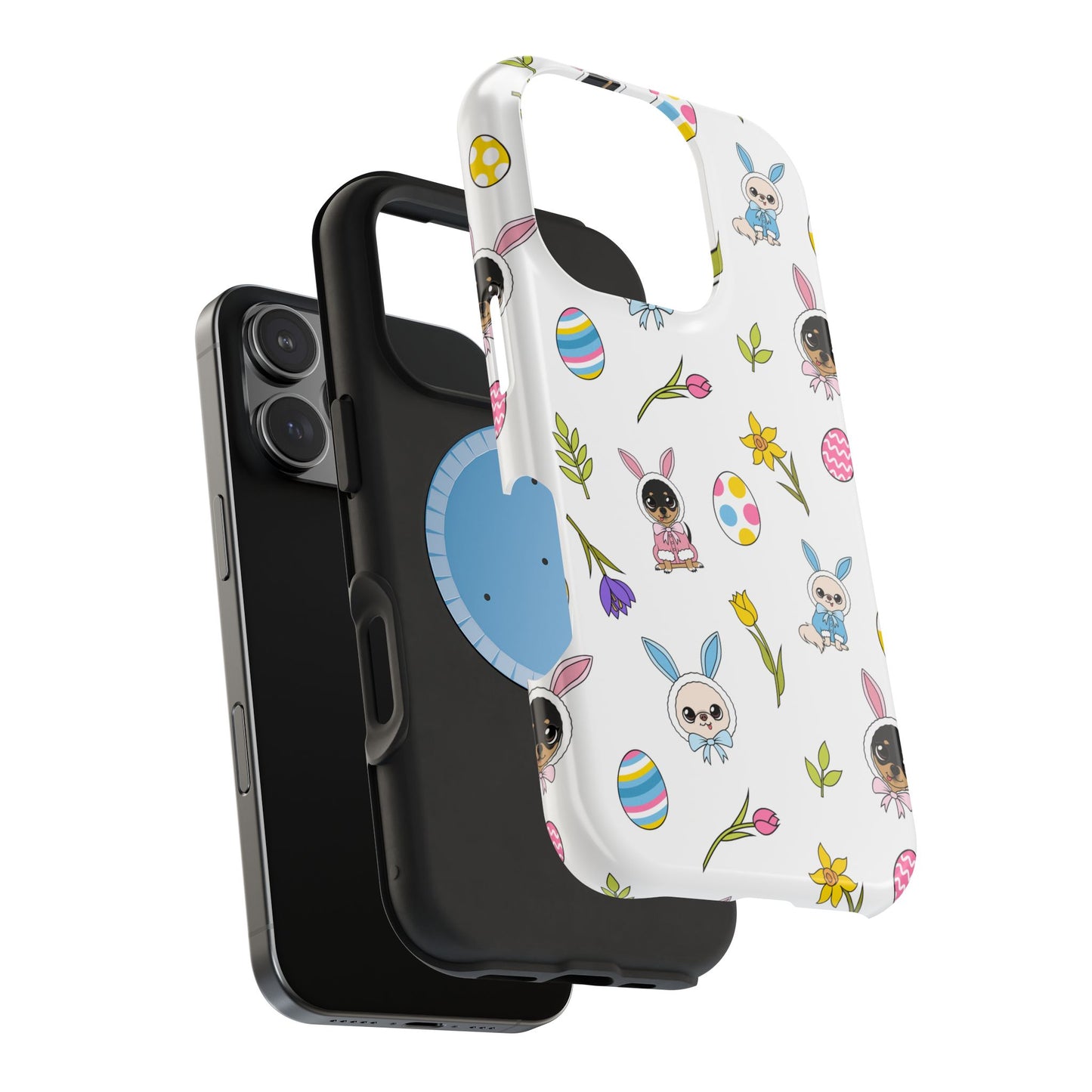Cedric & Maya Easter Pattern Magnetic Tough Phone Case