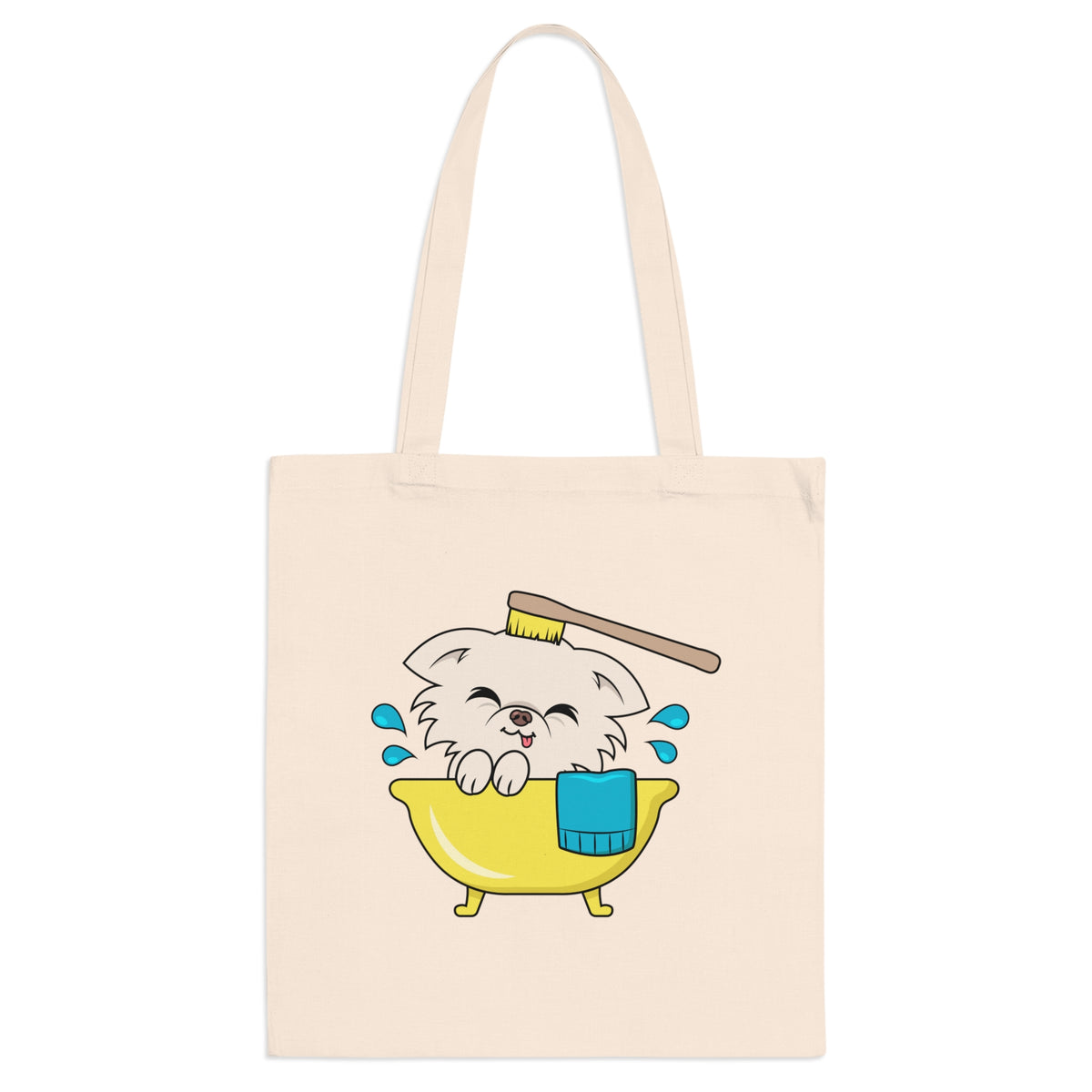 Sac en coton de l'heure du bain de Cedric - Tiny Chihuahua Shop