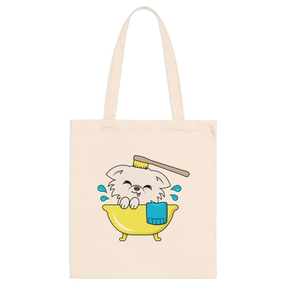 Sac en coton de l'heure du bain de Cedric - Tiny Chihuahua Shop