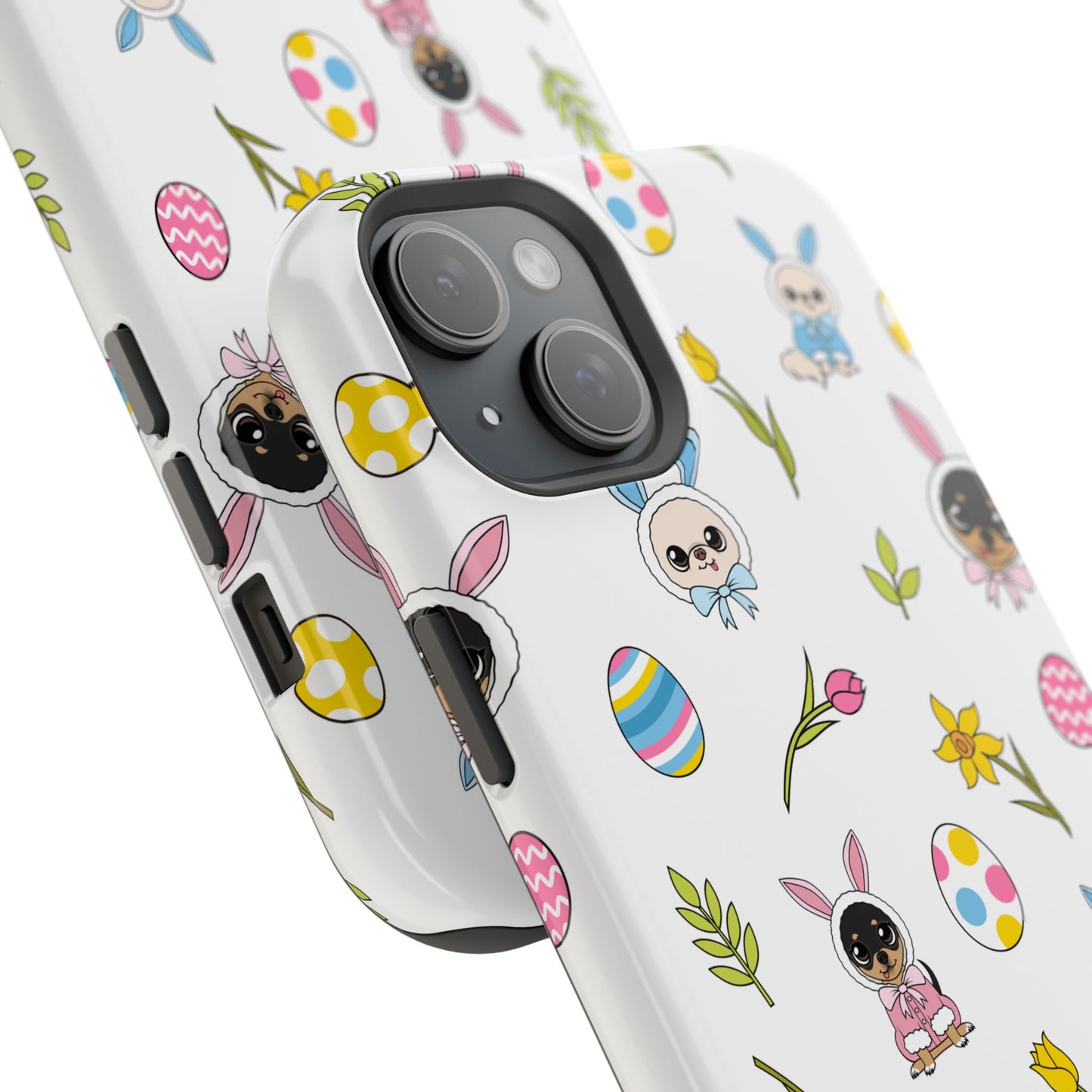 Cedric & Maya Easter Pattern Magnetic Tough Phone Case