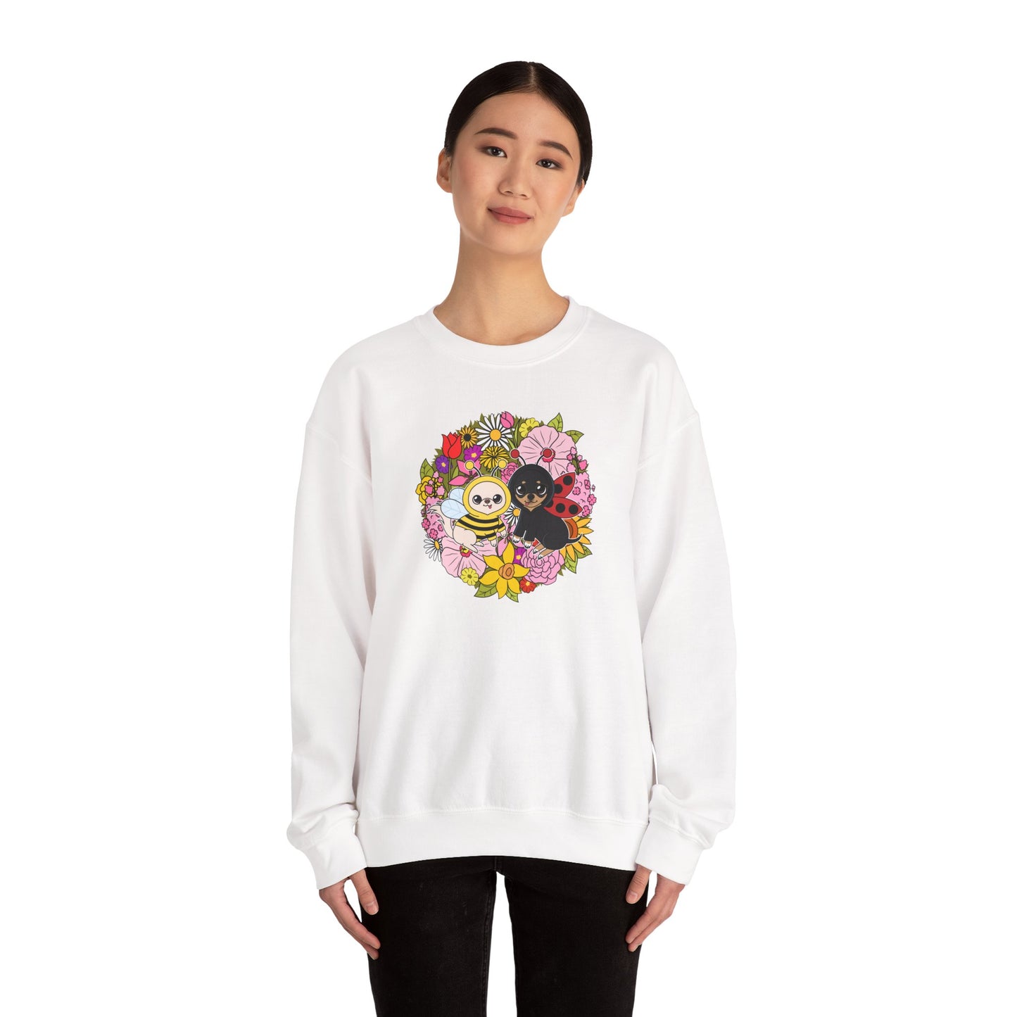 Blooming Garden Bug‑Chis Sweatshirt