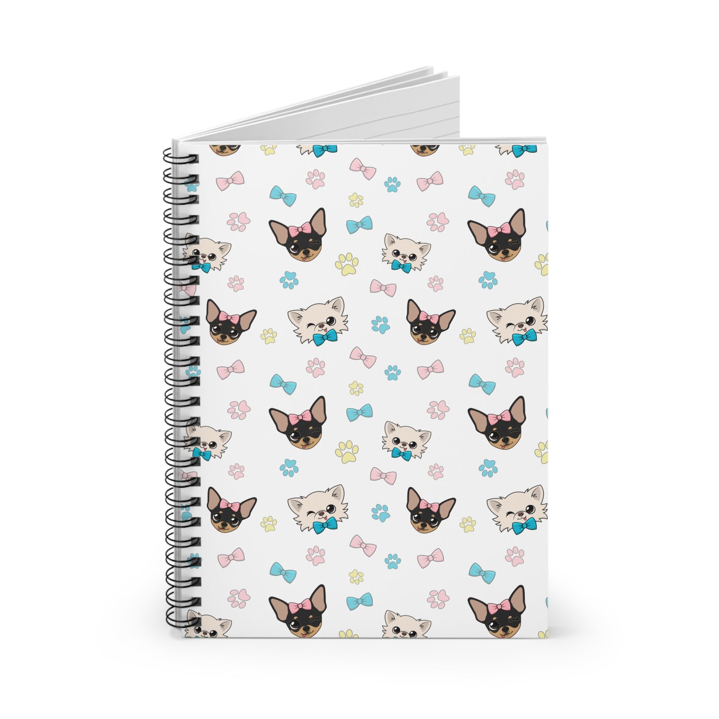 Cedric & Maya Winks & Bows Spiral Notebook – Quiet Little Hellos