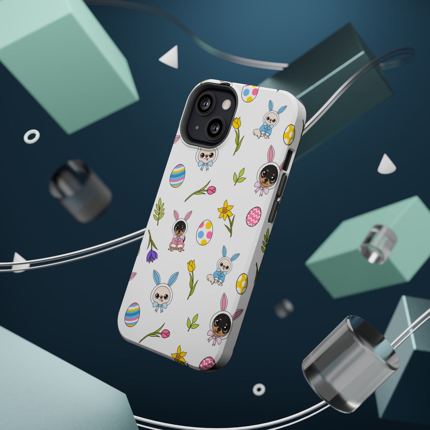 Cedric & Maya Easter Pattern Magnetic Tough Phone Case