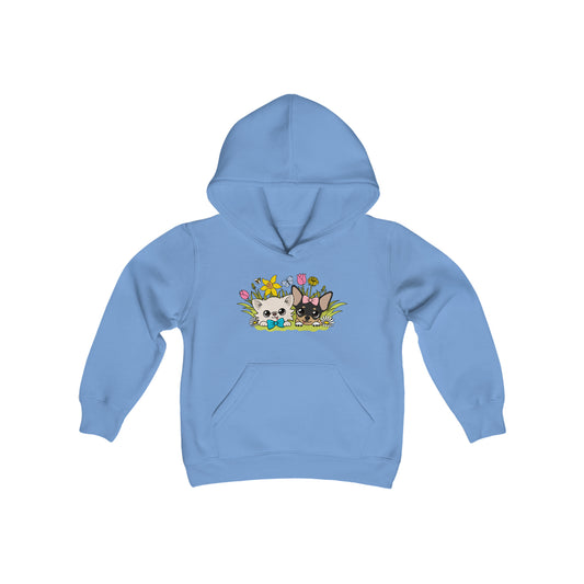 Cedric and Maya Spring Garden Tour Youth Hoodie