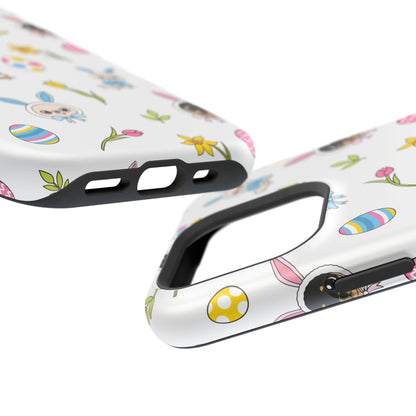 Cedric & Maya Easter Pattern Magnetic Tough Phone Case