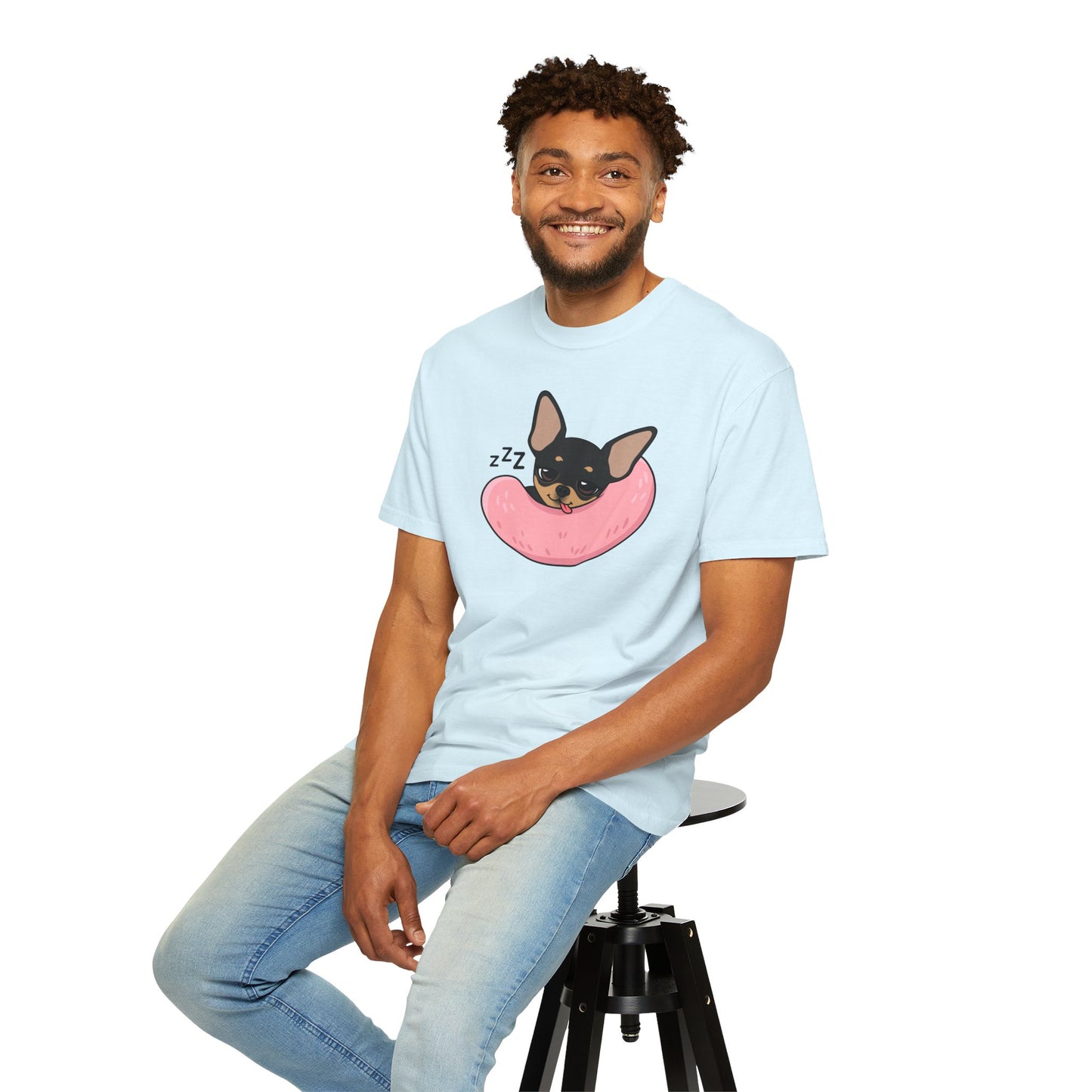 Sleepy Nap Time Maya Unisex Garment-Dyed T-Shirt – Safe Little Naps
