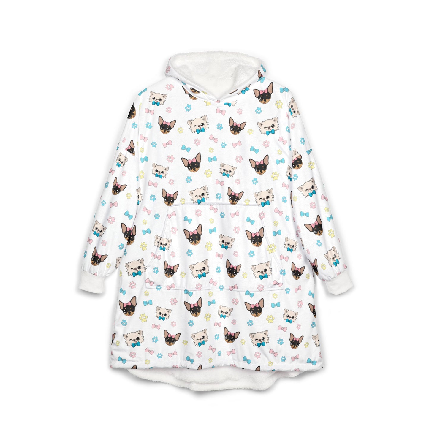 Cedric and Maya Winks & Bows Hooded Blanket – Cozy Presence