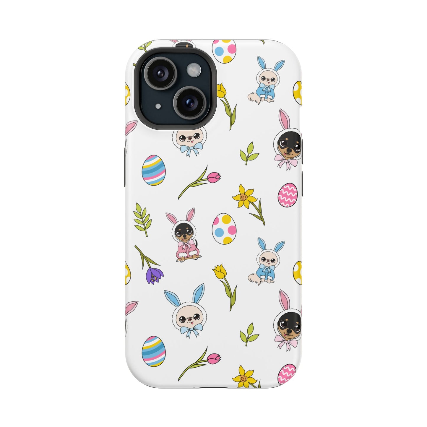 Cedric & Maya Easter Pattern Magnetic Tough Phone Case