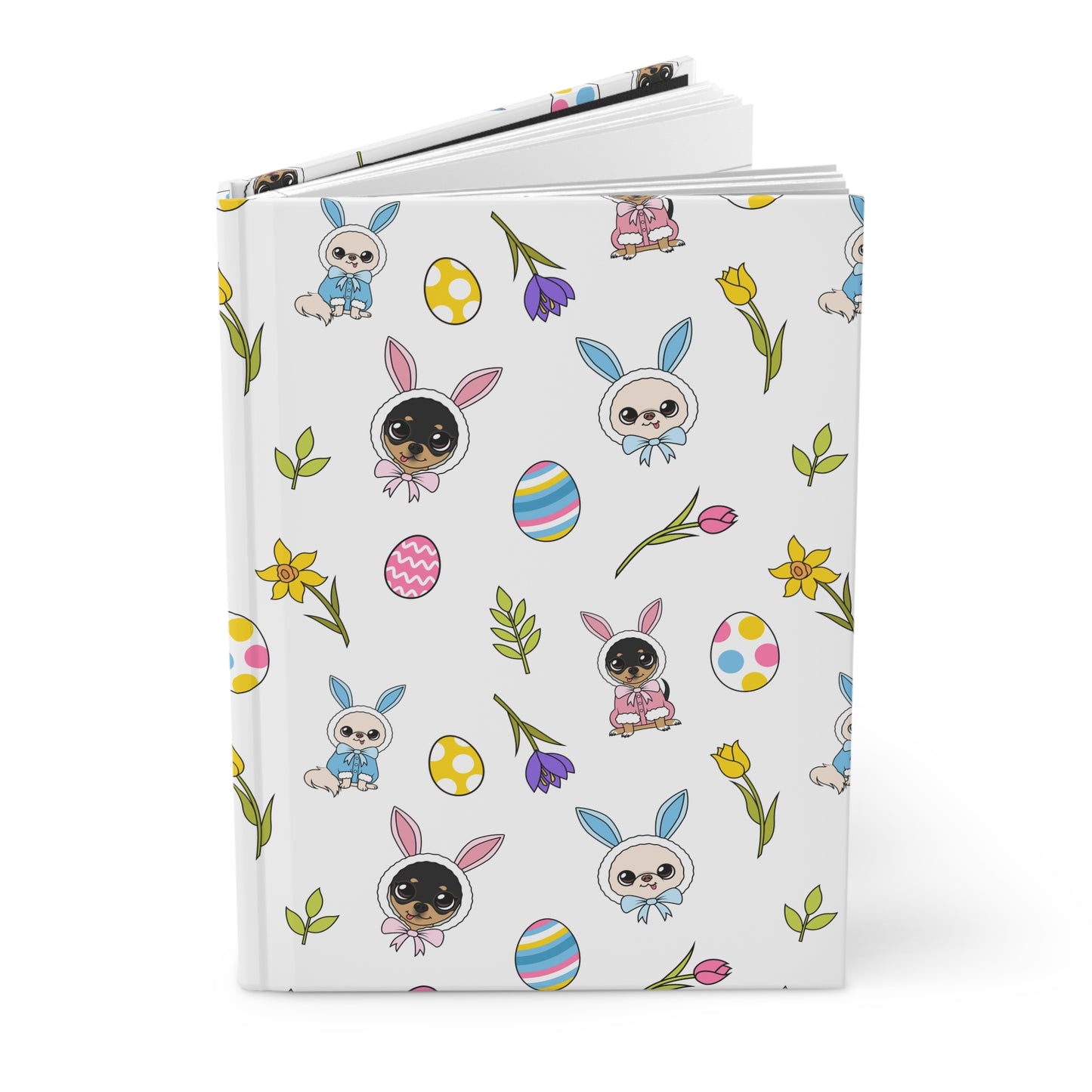Cedric & Maya Easter Pattern Matte Hardcover Journal