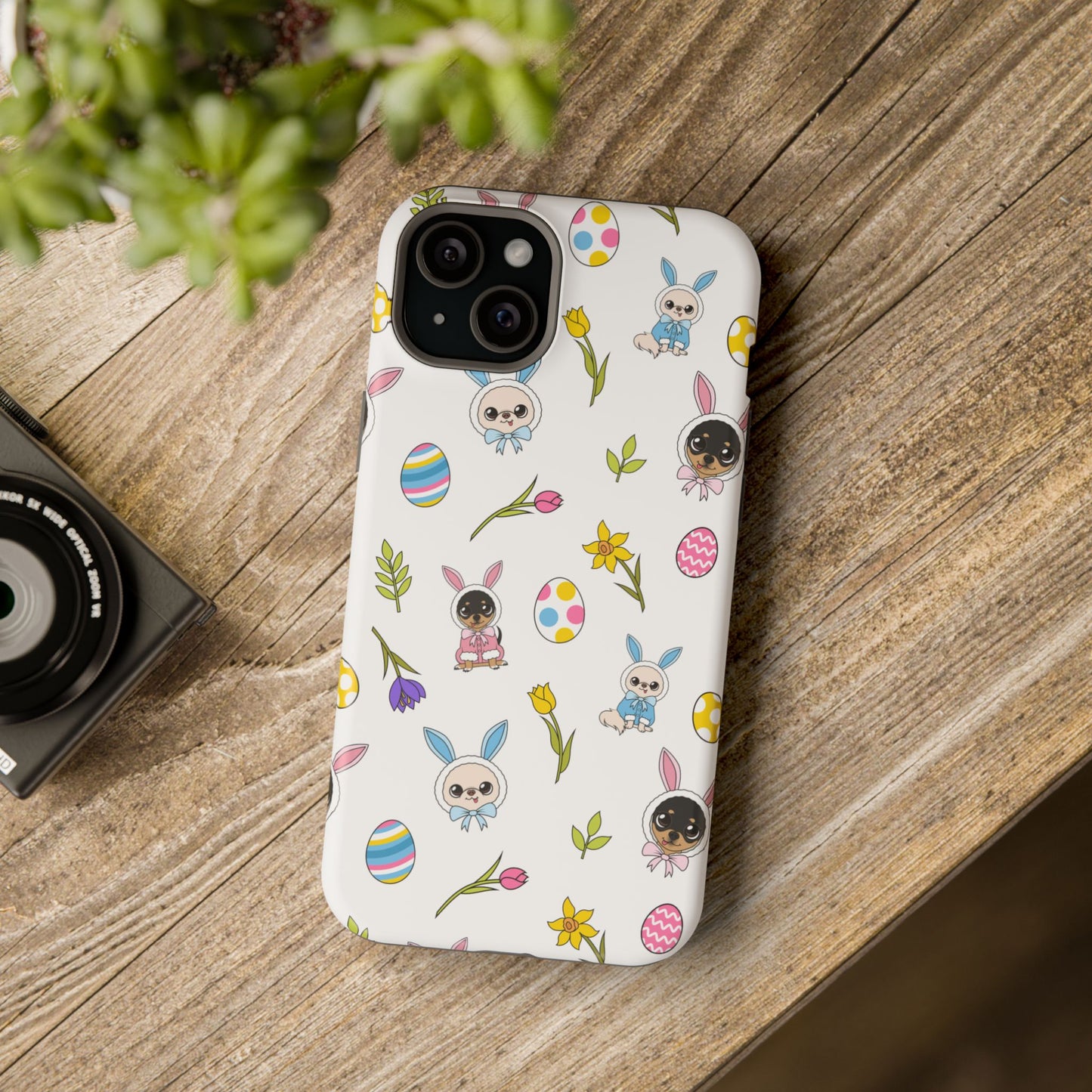 Cedric & Maya Easter Pattern Magnetic Tough Phone Case