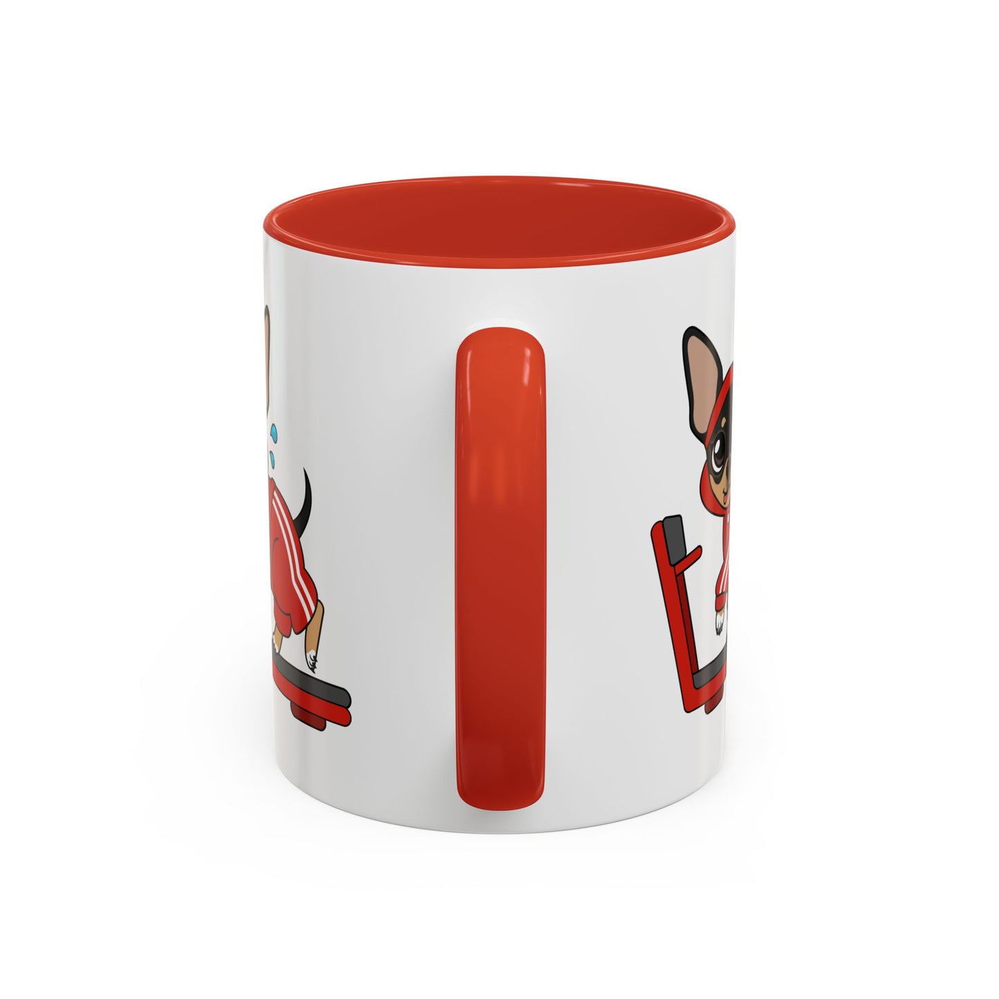 Team Skinny Maya Treadmill Accent Mug – Small Steps, Warm Sips