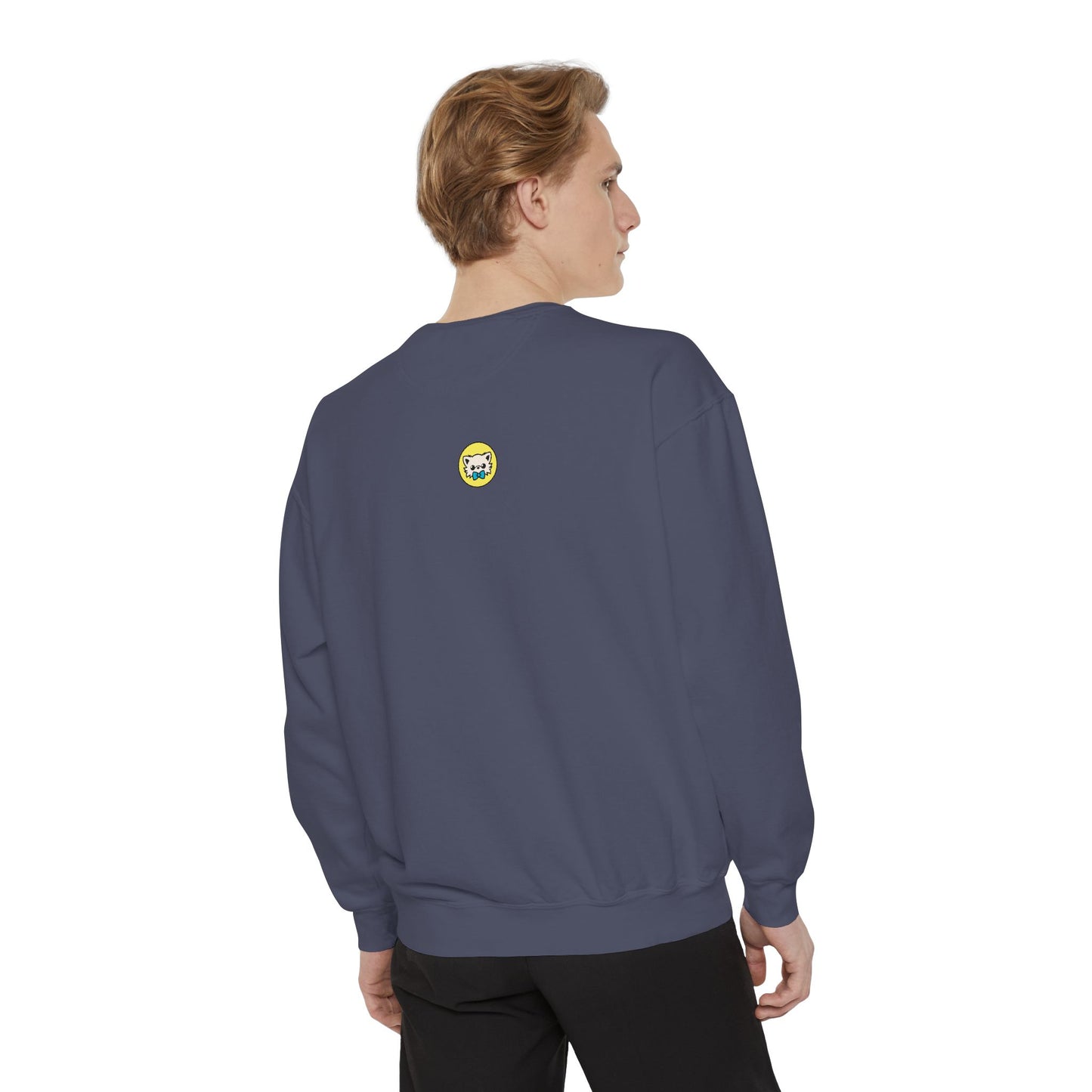 Cute Cat Duo Sweatshirt — Kawaii Kitten Graphic Pullover
