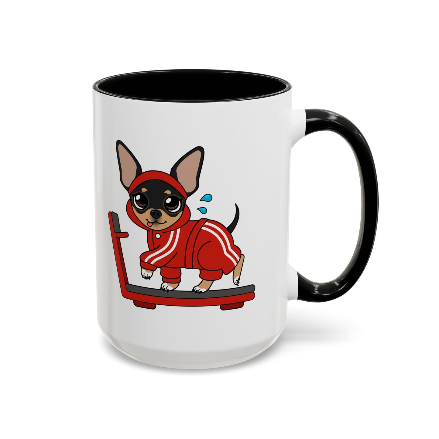 Team Skinny Maya Treadmill Accent Mug – Small Steps, Warm Sips