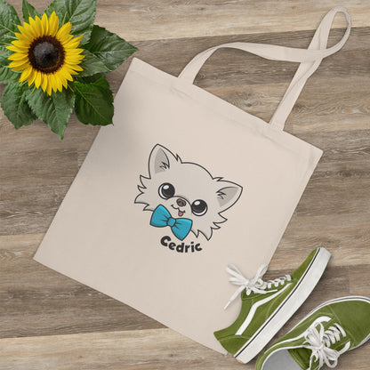 Classic Tiny Chihuahua Cedrics's Signature Cotton Tote - Tiny Chihuahua Shop
