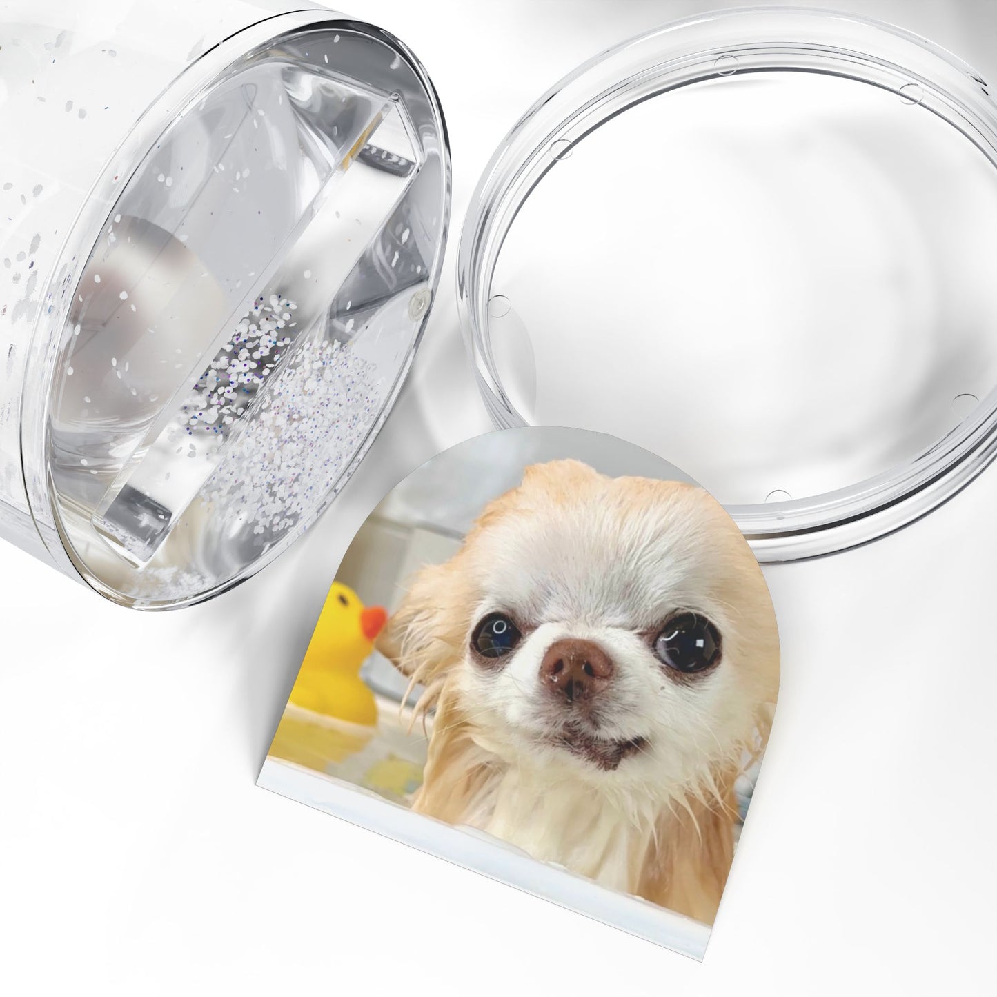 Chihuahua Bath Week Snow Globe