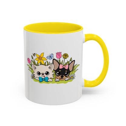 Cedric and Maya's Spring Garden Tour Accent Coffee Mug