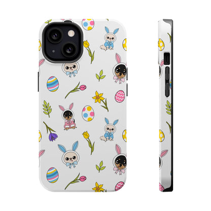 Cedric & Maya Easter Pattern Magnetic Tough Phone Case