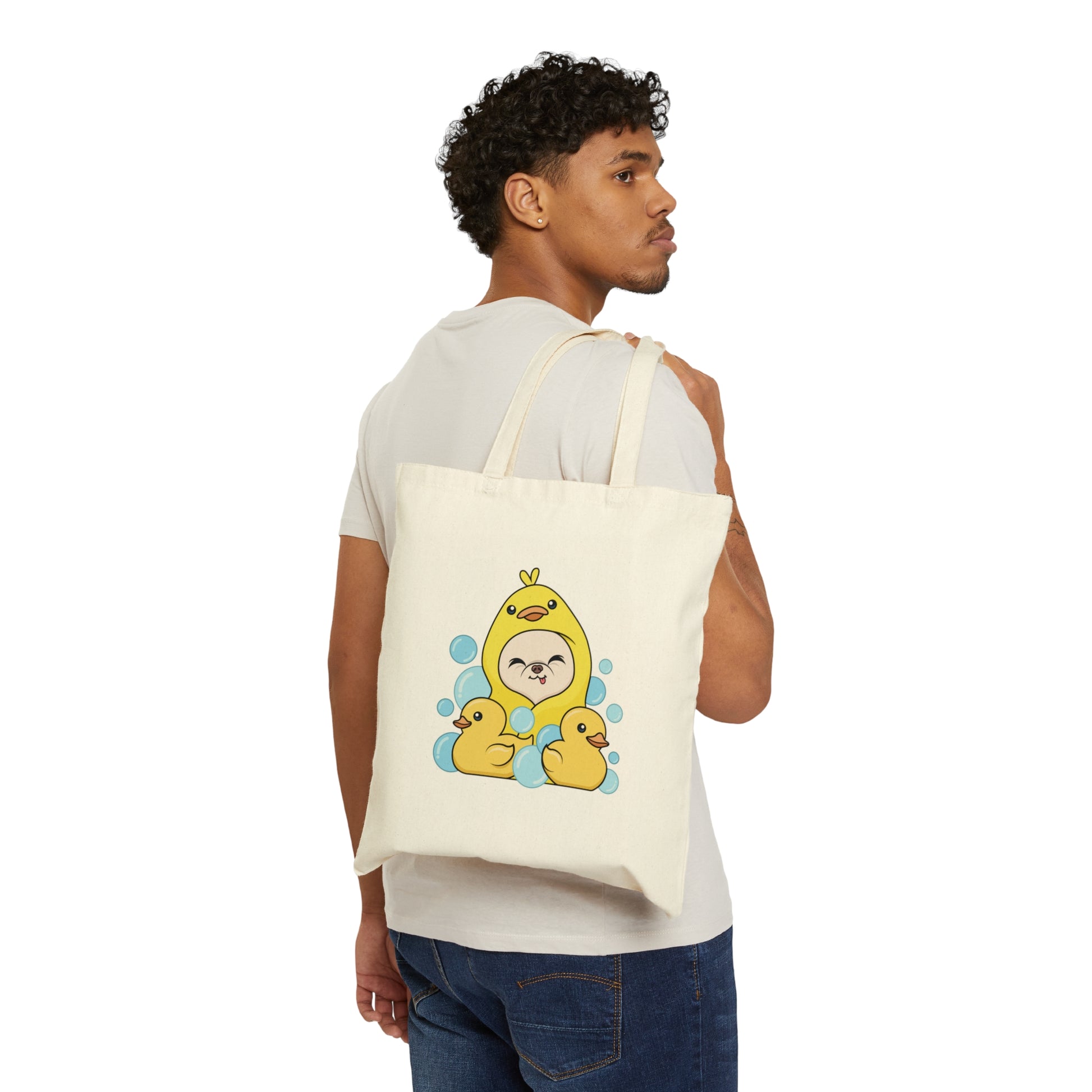 Ducky Cedric Cotton Tote - Tiny Chihuahua Shop