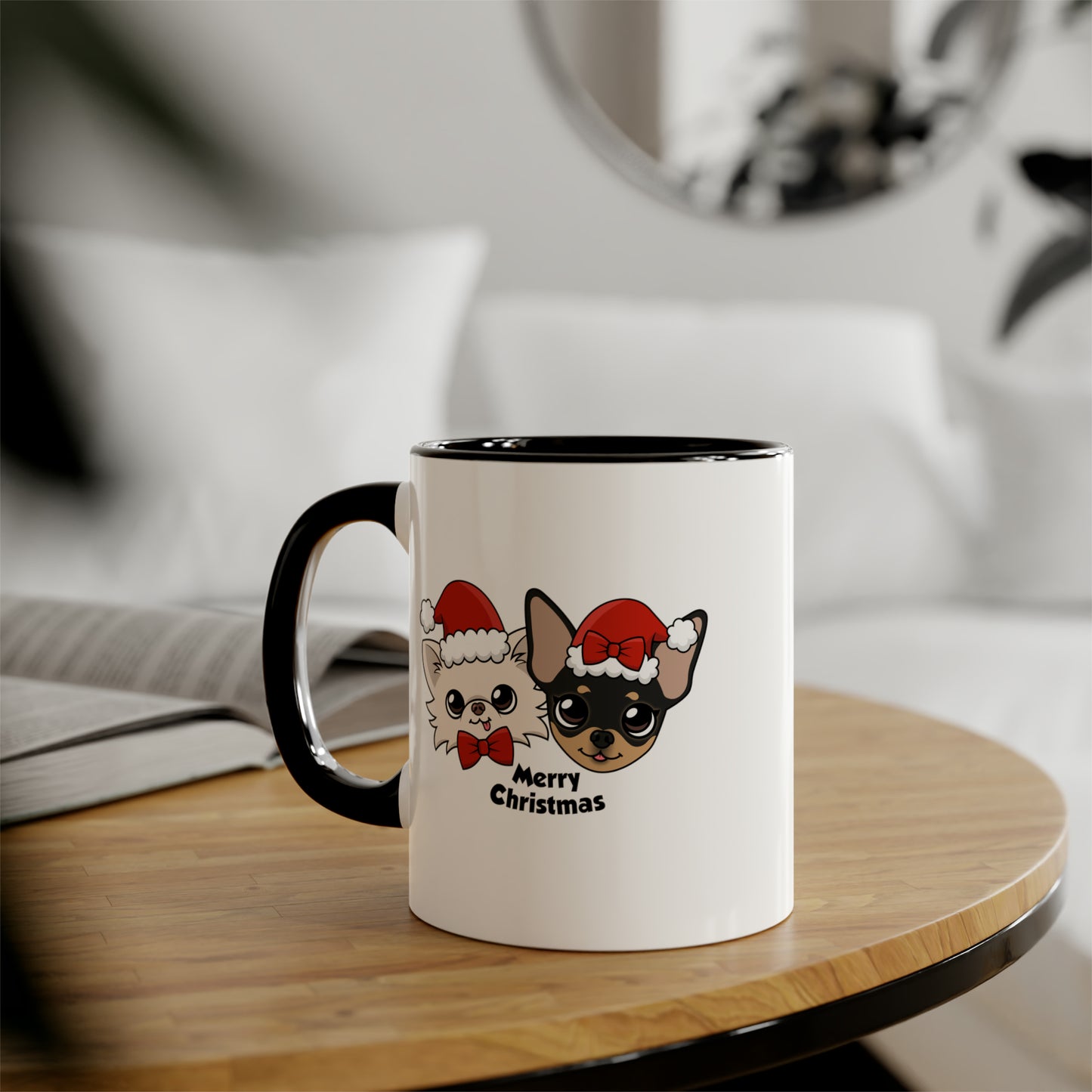 Cedric & Maya's Merry Christmas Mug - Tiny Chihuahua Shop