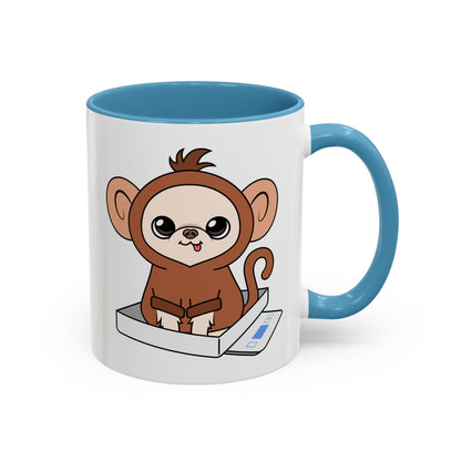 Chunky Monkey Weigh-In Moment Accent Coffee Mug