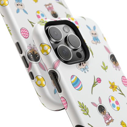 Cedric & Maya Easter Pattern Magnetic Tough Phone Case