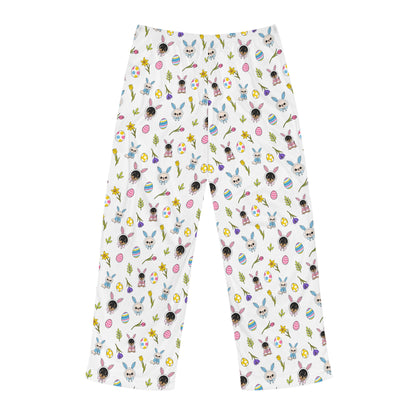 Cedric & Maya Easter Pattern Men’s Pajama Pants – Gentle Spring Joy