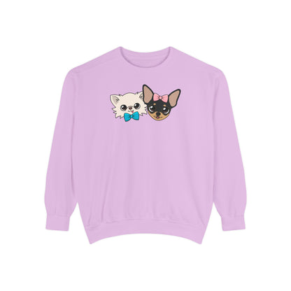Cute Cat Duo Sweatshirt — Kawaii Kitten Graphic Pullover