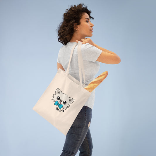 Classic Tiny Chihuahua Cedrics's Signature Cotton Tote - Tiny Chihuahua Shop