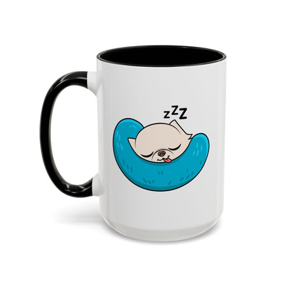 Sleepy Nap Time Cedric Accent Coffee Mug – Blue Calm Sips
