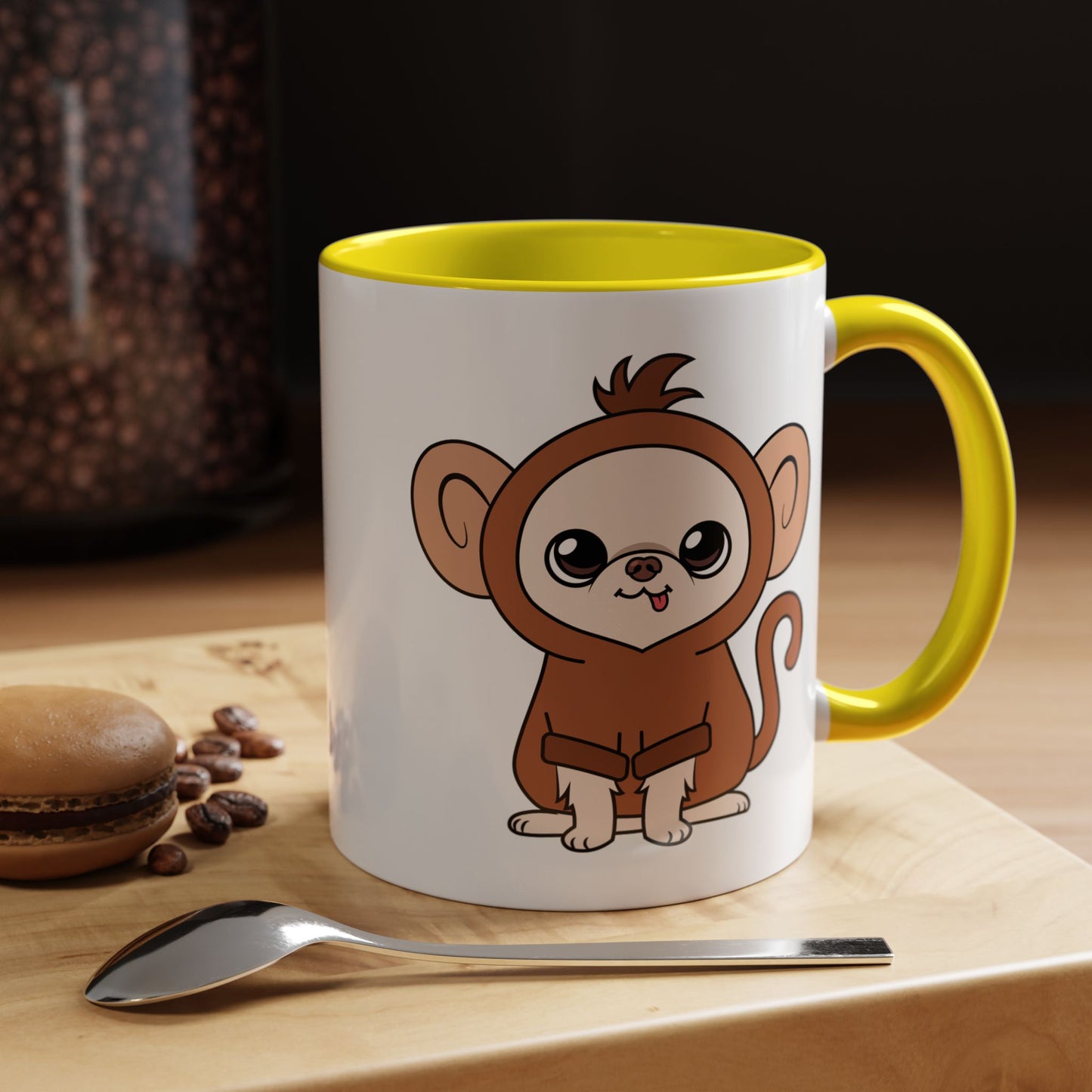 Chunky Monkey Cedric Accent Coffee Mug – Tiny, Safe, Loved