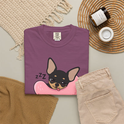 Sleepy Nap Time Maya Unisex Garment-Dyed T-Shirt – Safe Little Naps