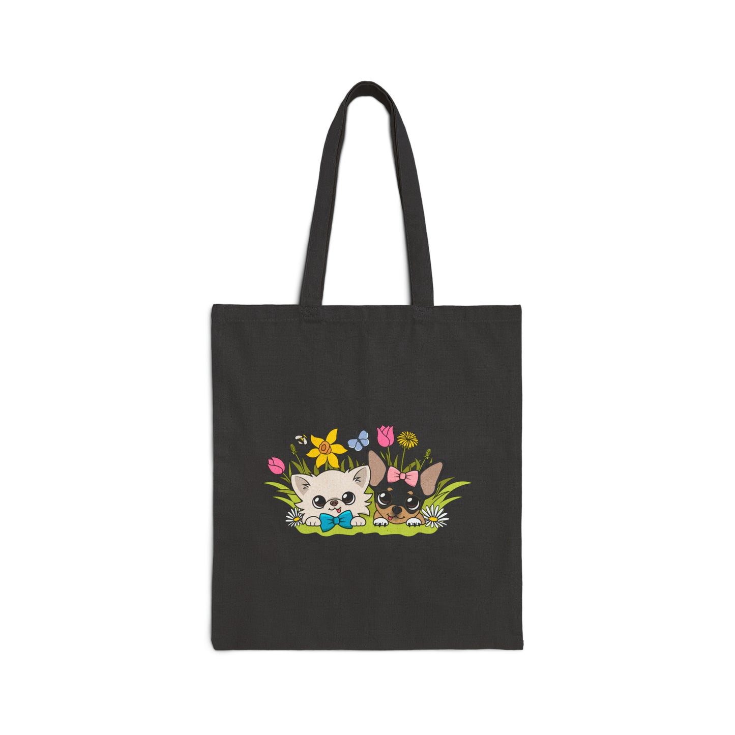 Cedric and Maya Spring Garden Tour Cotton Tote