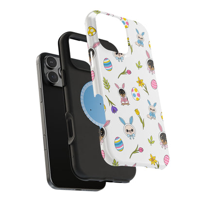 Cedric & Maya Easter Pattern Magnetic Tough Phone Case
