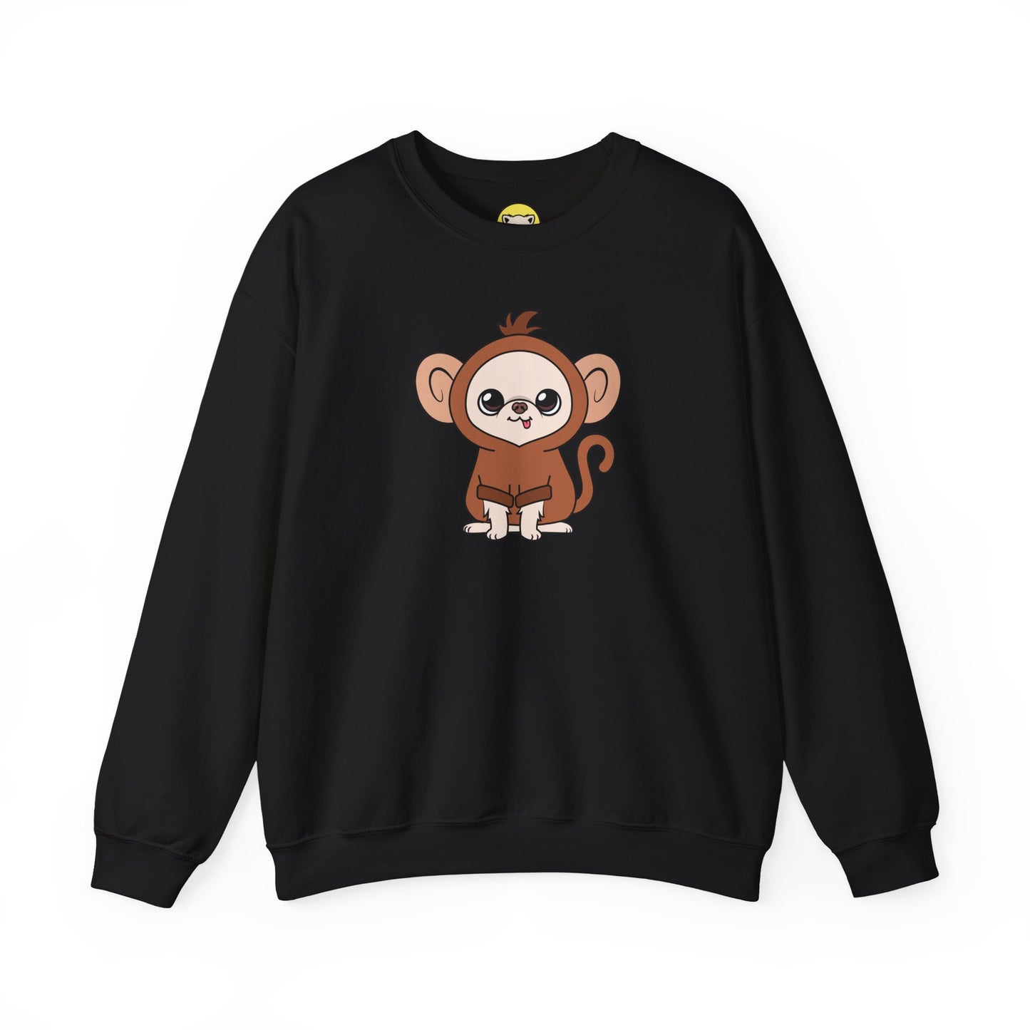 Chunky Monkey Cedric Unisex Crewneck Sweatshirt – Tiny, Safe, Loved