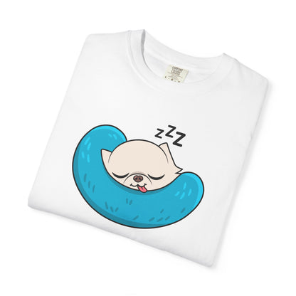 Sleepy Nap Time Cedric Garment-Dyed T-Shirt – Blue Calm