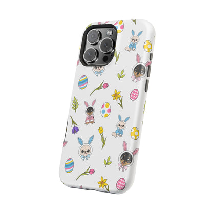 Cedric & Maya Easter Pattern Magnetic Tough Phone Case