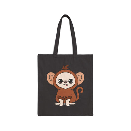 Chunky Monkey Cedric Cotton Canvas Tote – Tiny Wins