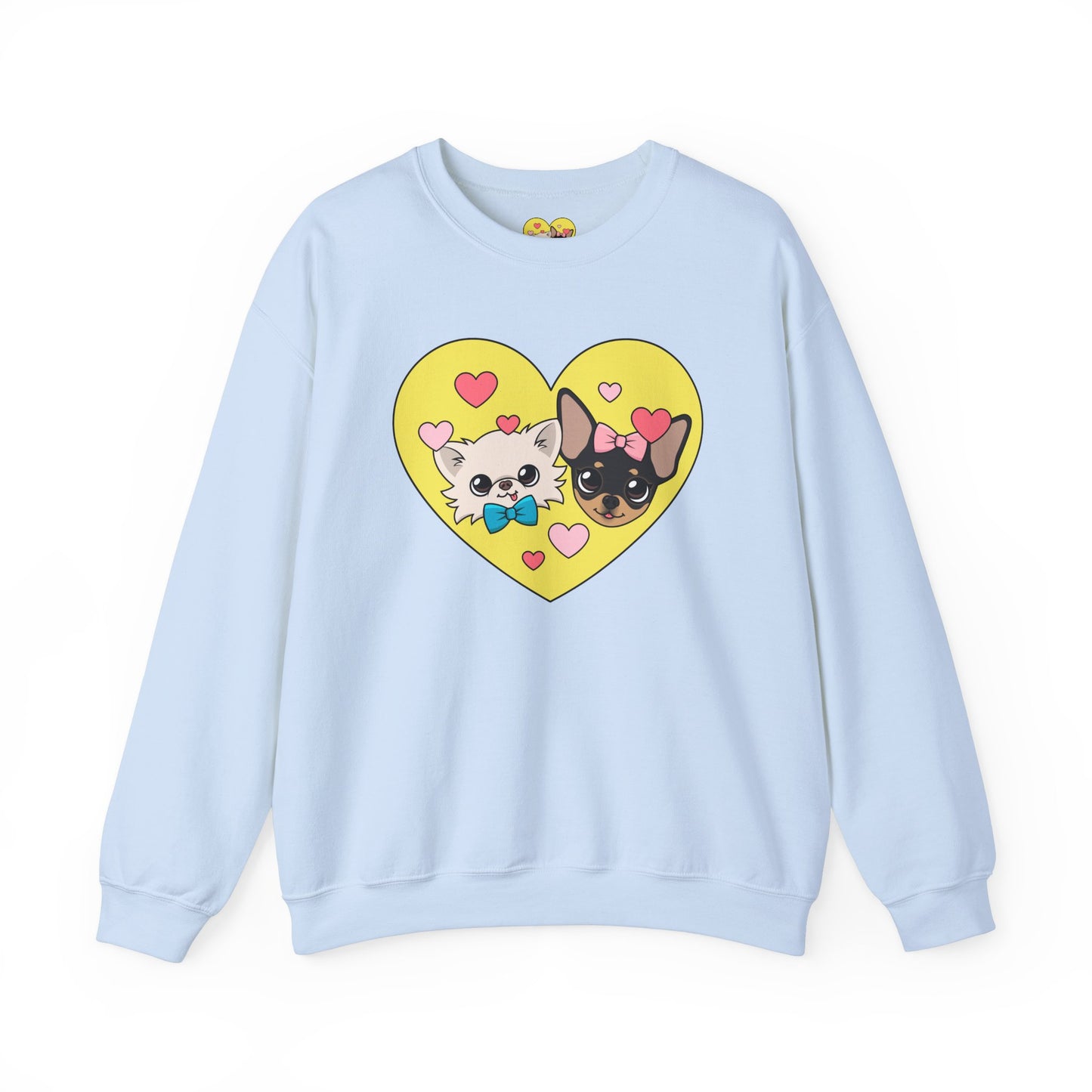 💛 Cedric & Maya’s Sunshine Sibling Sweatshirt – Yellow Heart Edition 💛