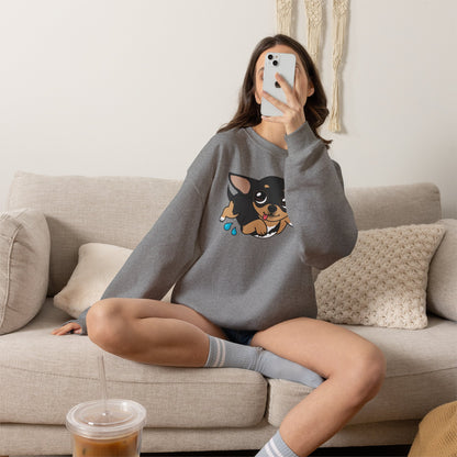 Air Swimming Maya Unisex Crewneck Sweatshirt – Gentle Summer Paws