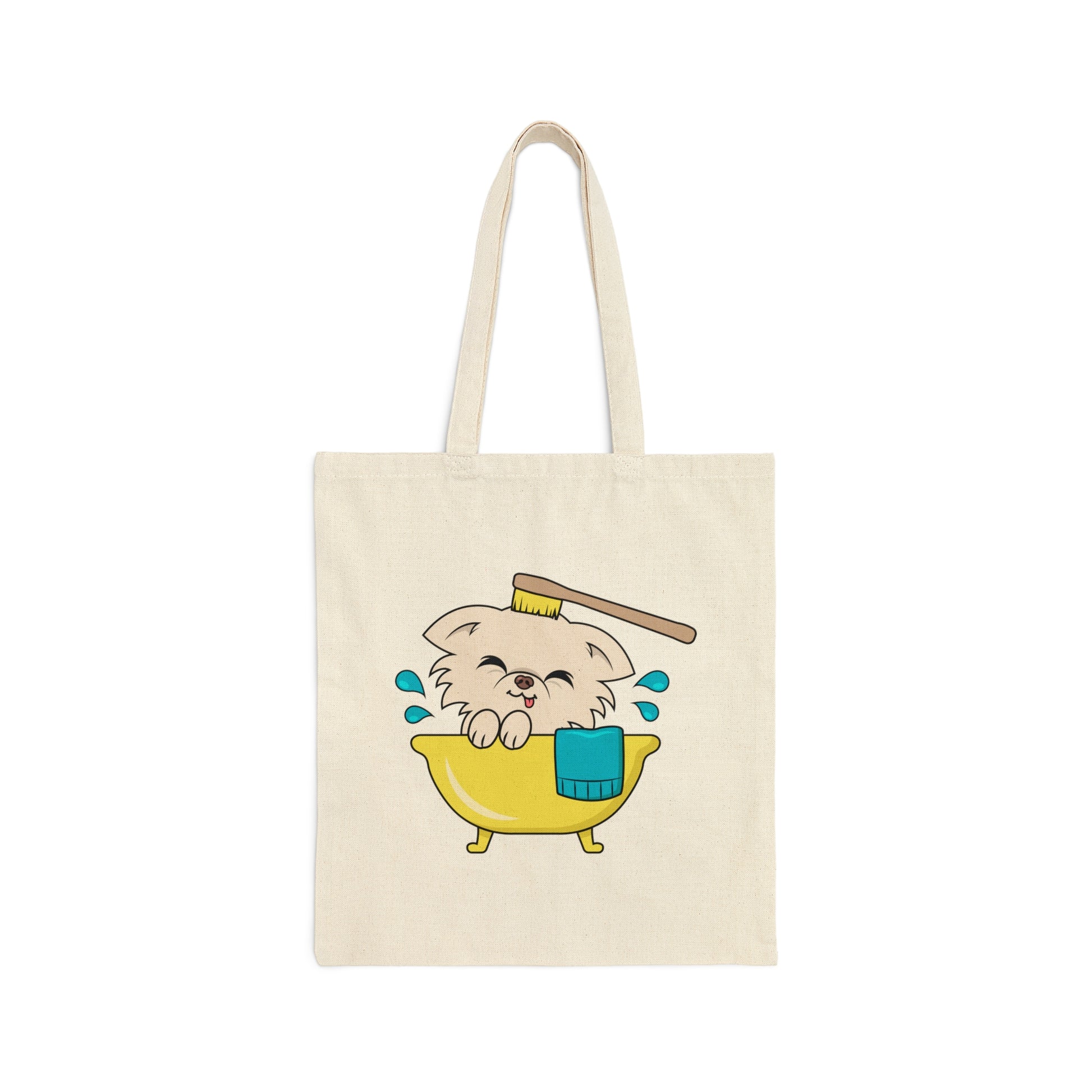 Cedric's Bath Time Cotton Tote - Tiny Chihuahua Shop