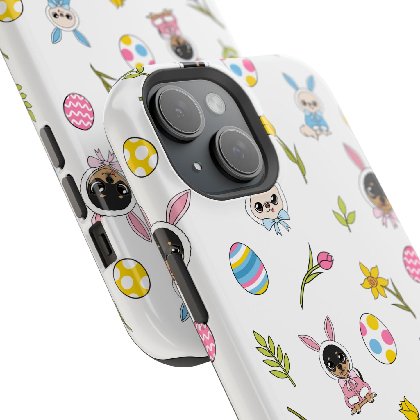 Cedric & Maya Easter Pattern Magnetic Tough Phone Case