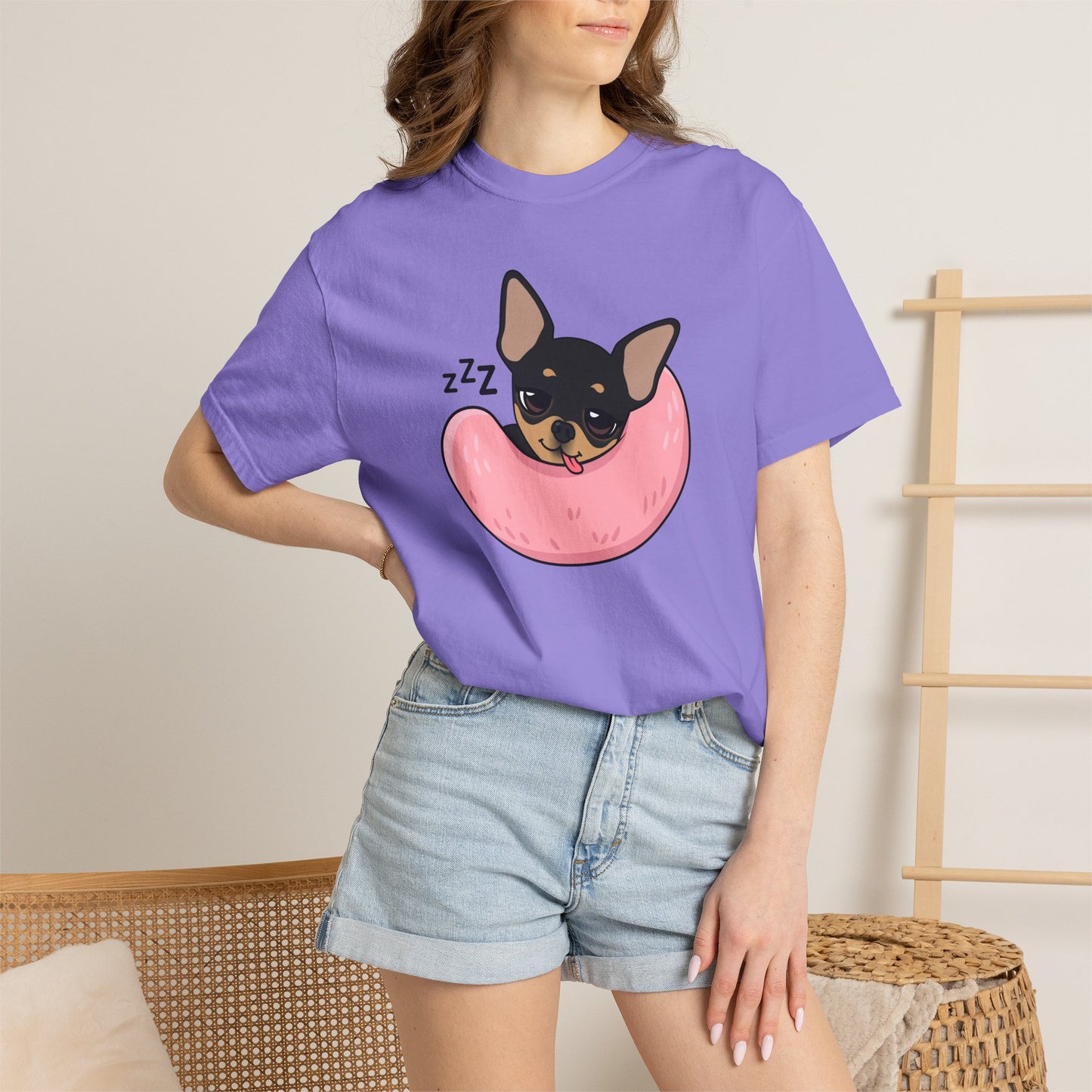 Sleepy Nap Time Maya Unisex Garment-Dyed T-Shirt – Safe Little Naps