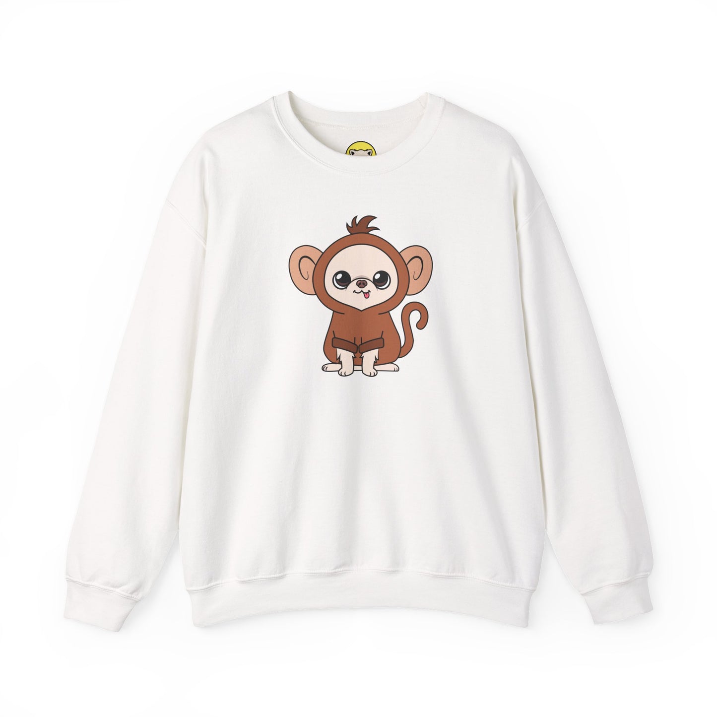 Chunky Monkey Cedric Unisex Crewneck Sweatshirt – Tiny, Safe, Loved