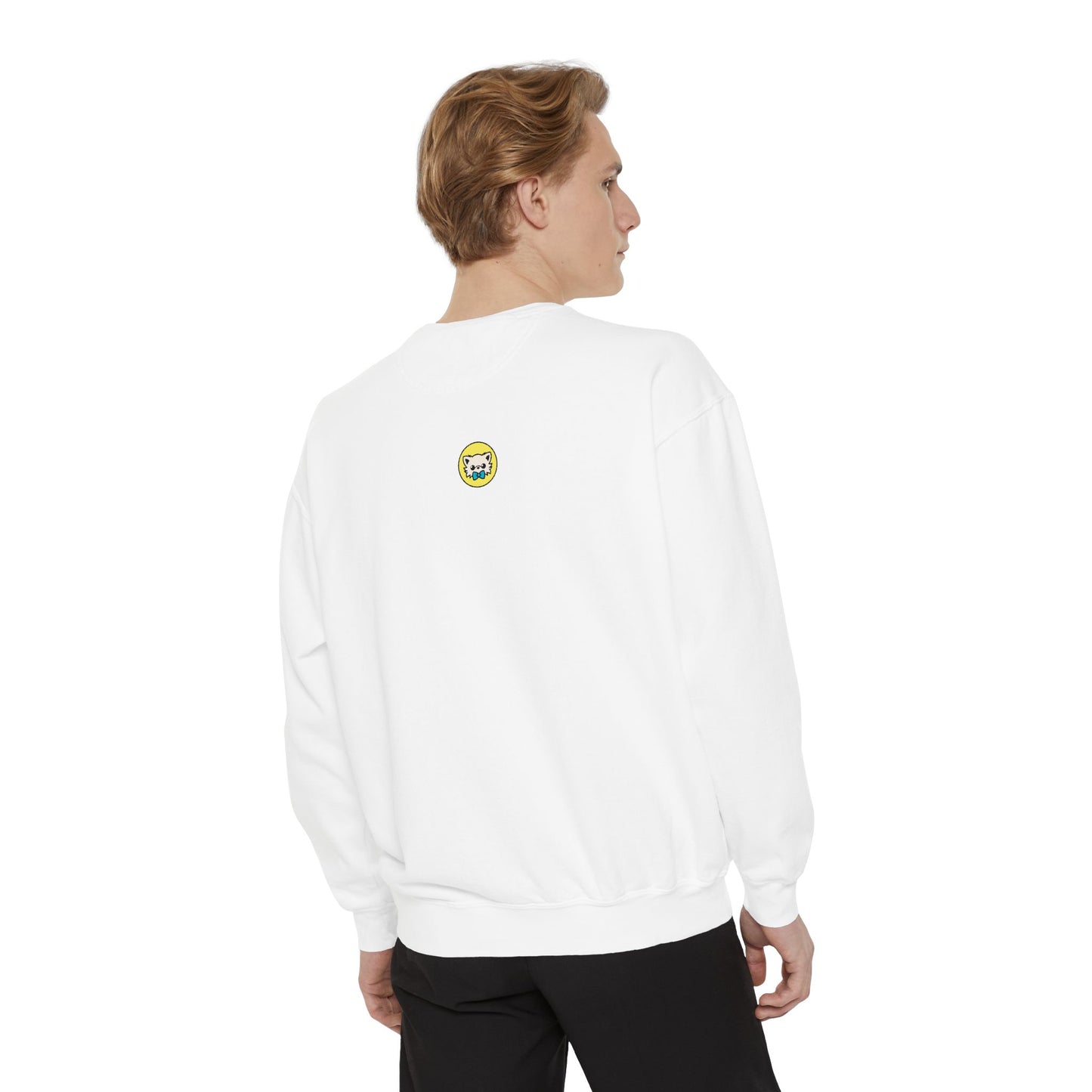 Cute Cat Duo Sweatshirt — Kawaii Kitten Graphic Pullover