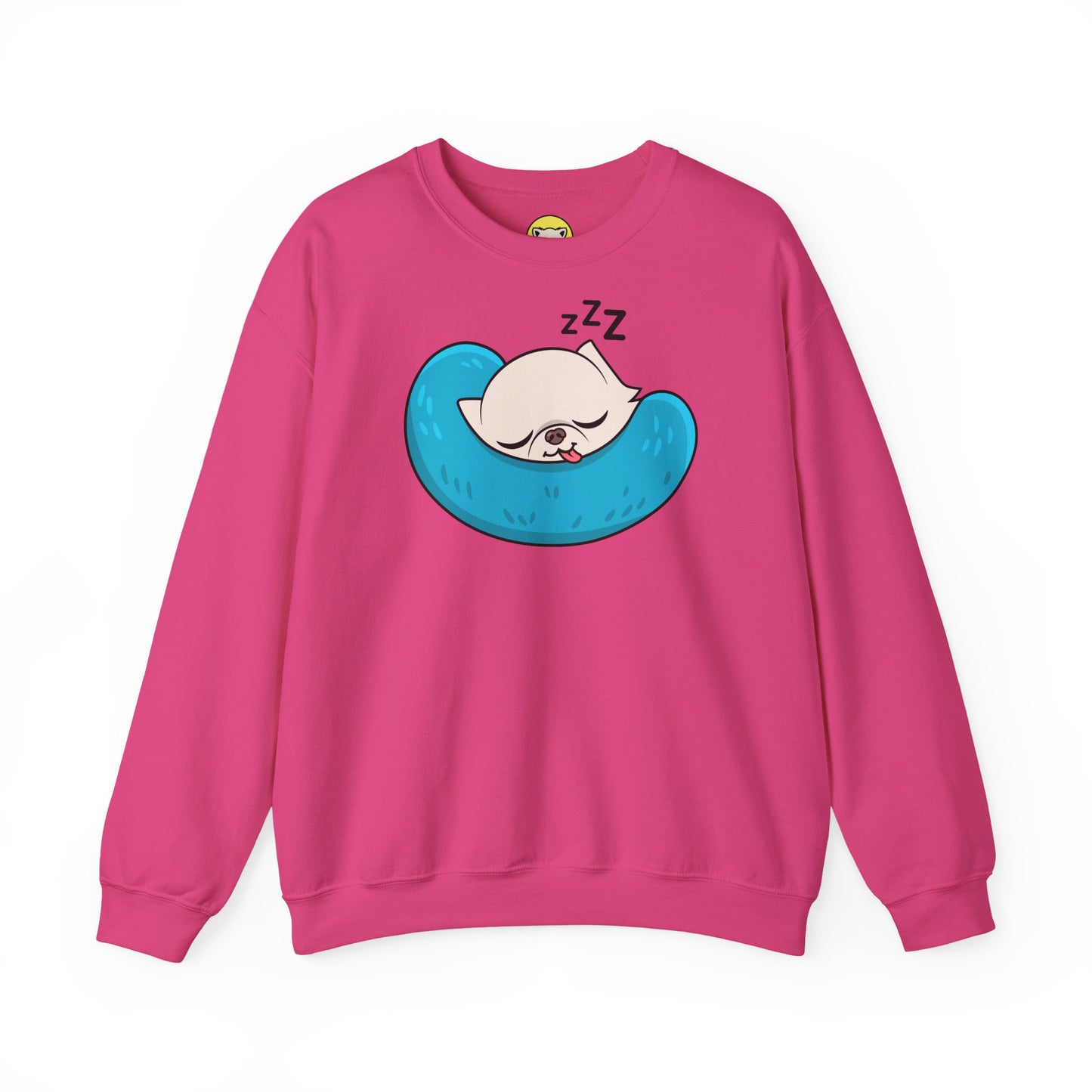 Sleepy Nap Time Cedric Unisex Crewneck Sweatshirt – Blue Calm