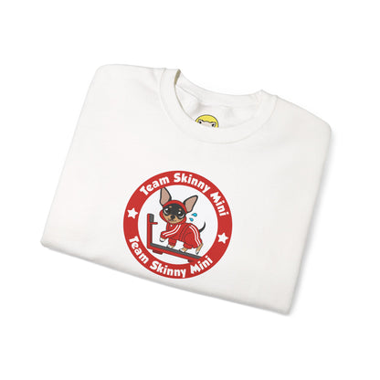 Team Skinny Mini Badge Crewneck Sweatshirt – Small Steps, Big Wags