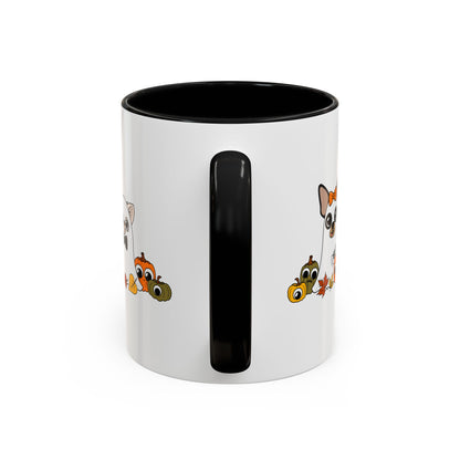 Ghost Chis Halloween Ceramic Mug – Orange or Black, 11oz or 15oz