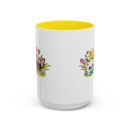 Cedric and Maya's Spring Garden Tour Accent Coffee Mug