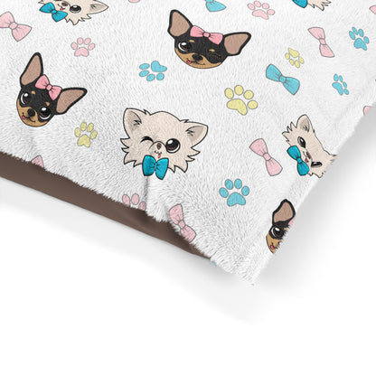 Cedric and Maya Winks & Bows Pet Bed – Cozy Little Hellos