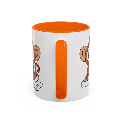 Chunky Monkey Weigh-In Moment Accent Coffee Mug